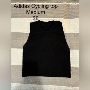Black adidas workout Women's Top